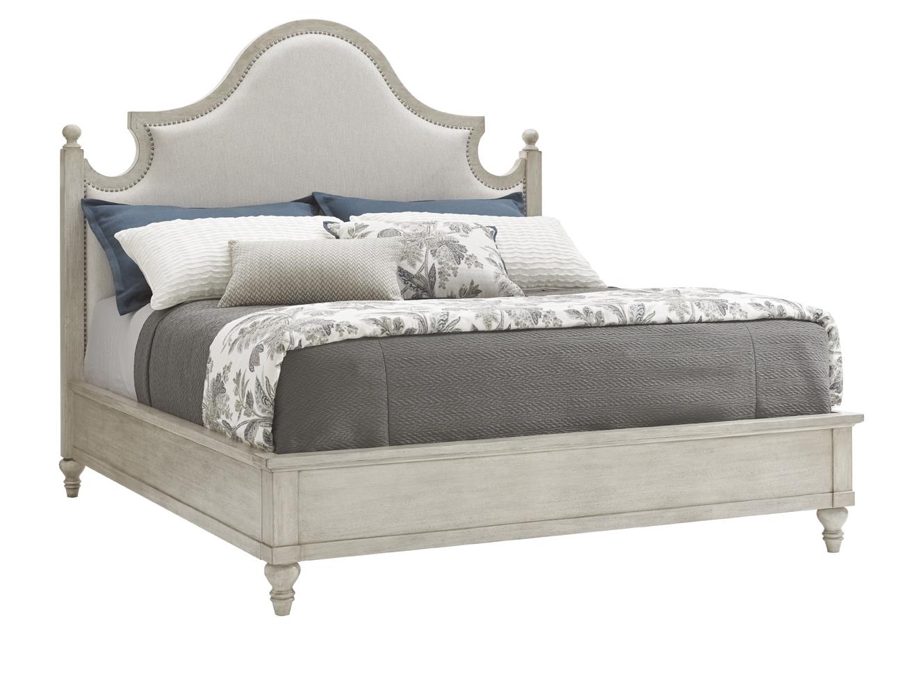 Lexington Oyster Bay 714 144C King Sized Arbor Hills Upholstered
